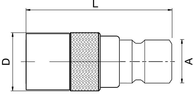 Coupling with plug