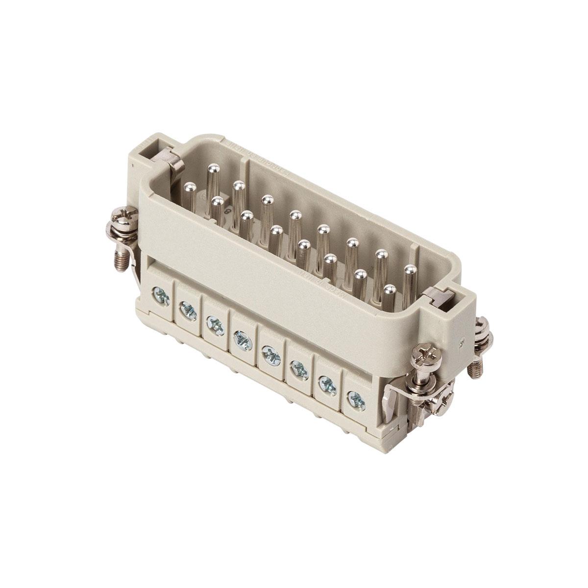 Male Insert, Screw Terminals