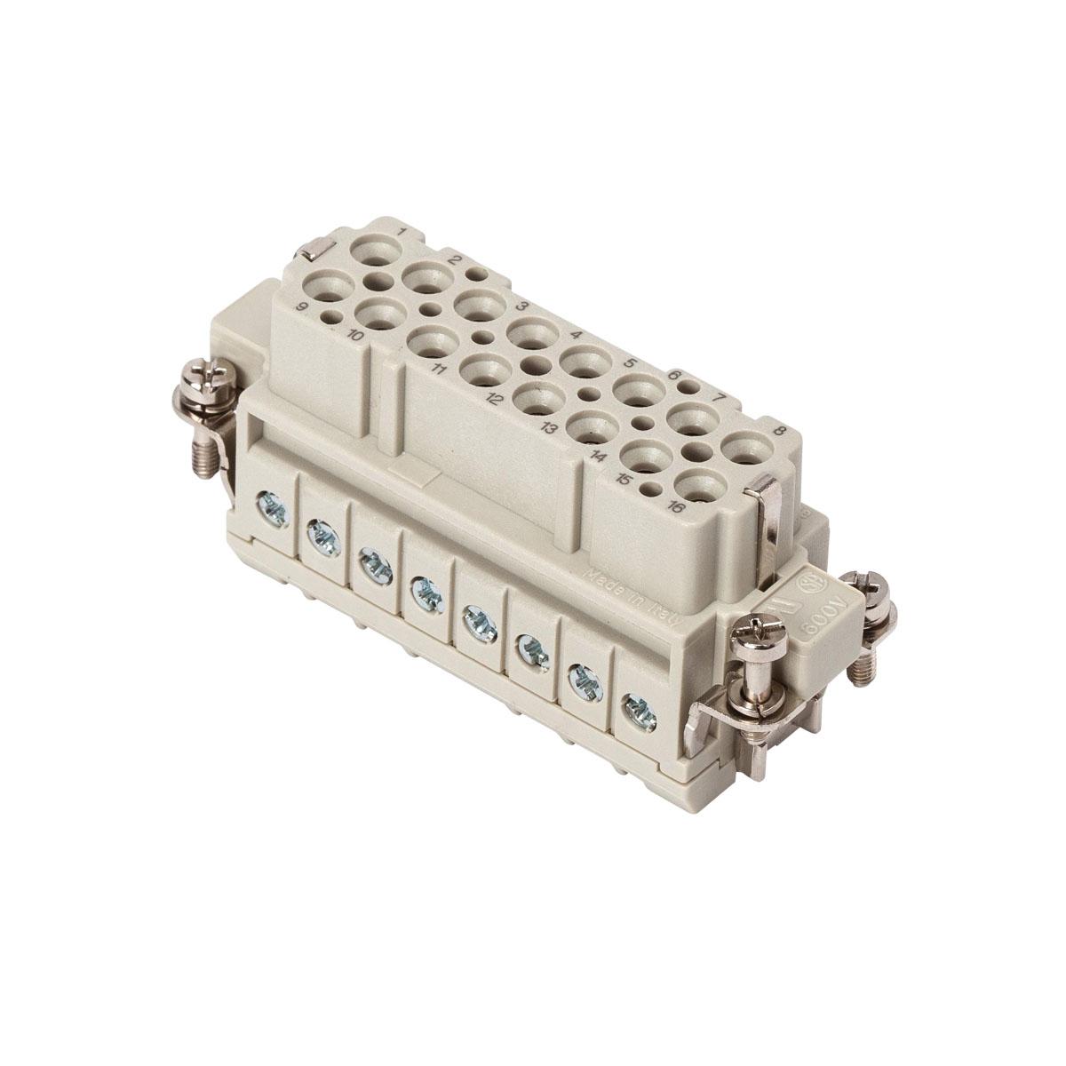 Female Insert, Screw Terminals