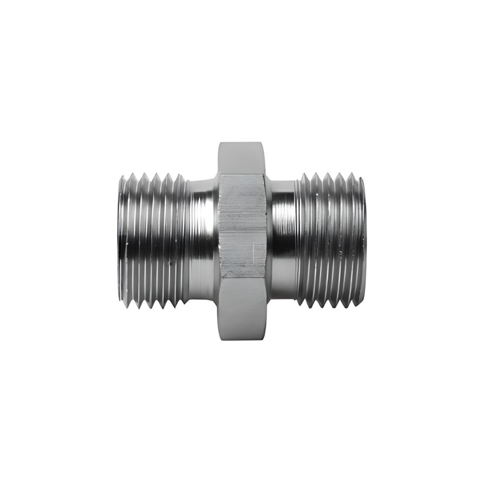 Unequal Connector 60° Male BSPP Cone Both Ends 
