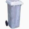 Galvanised Wheelie Bin