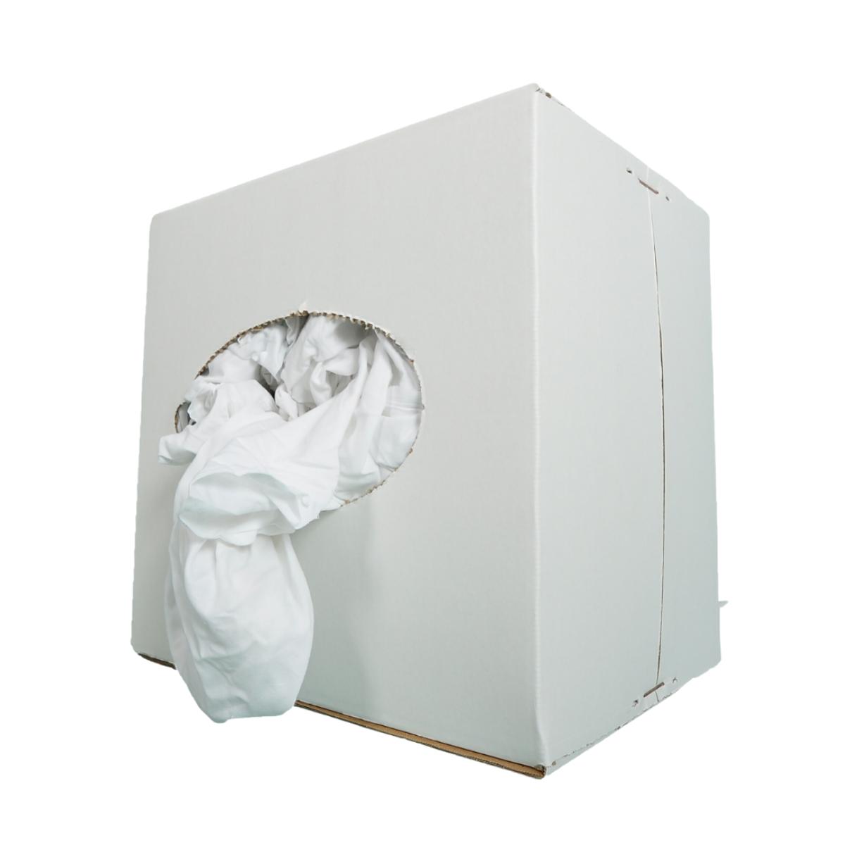 Recycled Cut White Cloths