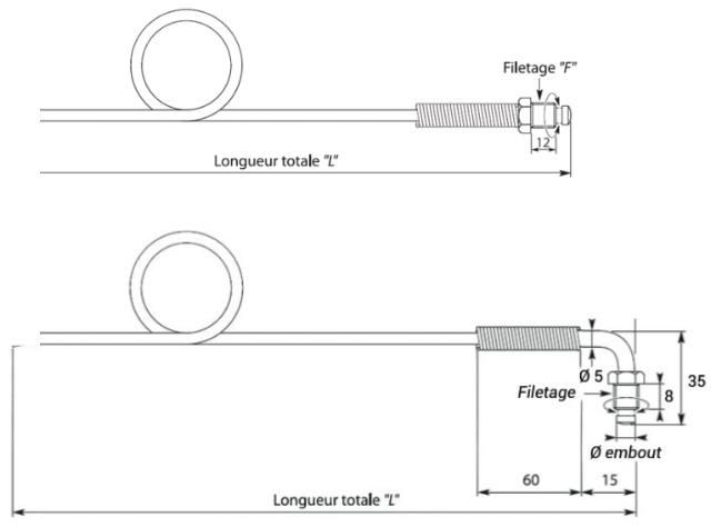 Thermocouple - Nozzle Type- Mangler varianater
