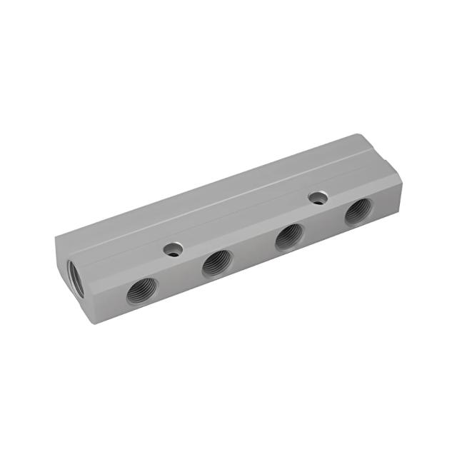 Manifold, Aluminium Double Sided - Female Inlet & Outlet